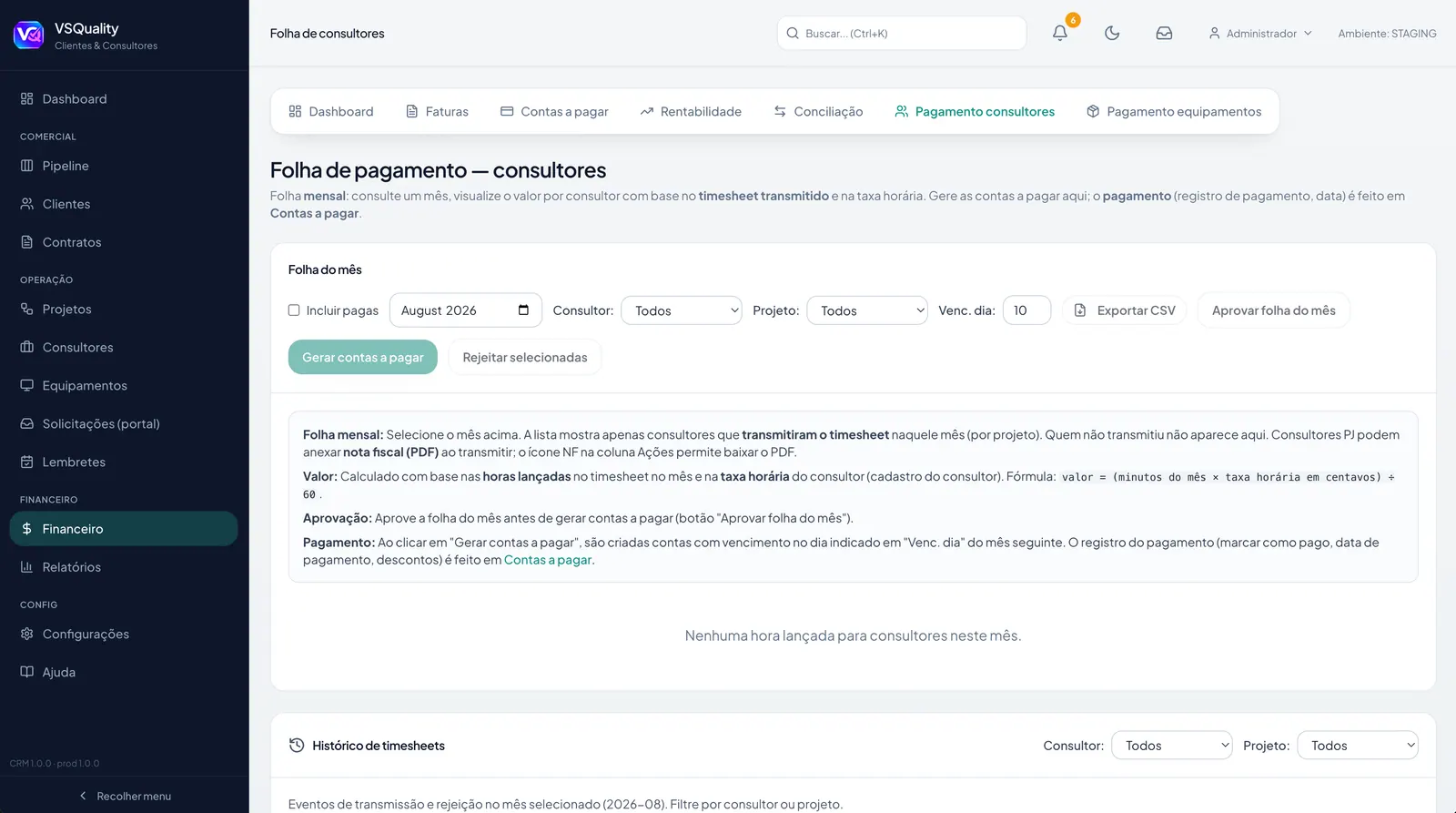 Folha de consultores